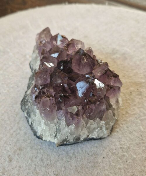Premium High Grade Amethyst Druzy Cluster Piece 155 513g H4.5xW10.5xD8cm - Image 5