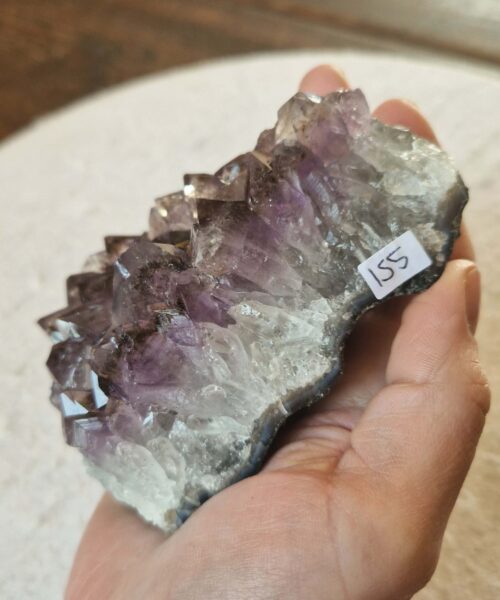 Premium High Grade Amethyst Druzy Cluster Piece 155 513g H4.5xW10.5xD8cm - Image 9