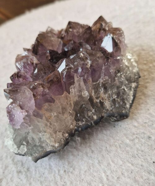 Premium High Grade Amethyst Druzy Cluster Piece 155 513g H4.5xW10.5xD8cm - Image 10