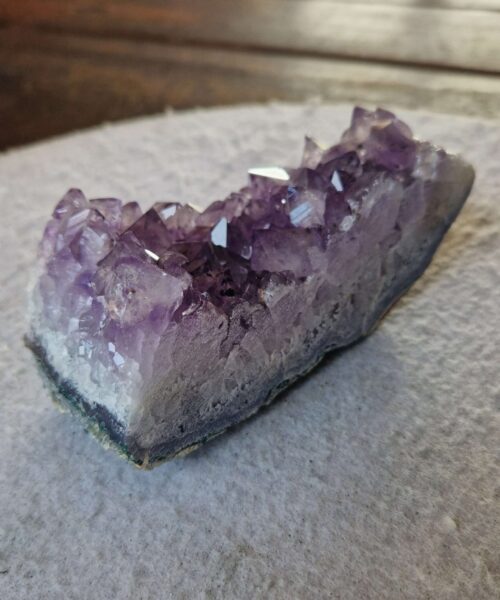 Premium High Grade Amethyst Druzy Cluster Piece 159 582g H5.5xW13.5xD5cm - Image 3