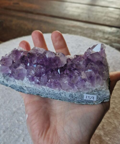Premium High Grade Amethyst Druzy Cluster Piece 159 582g H5.5xW13.5xD5cm - Image 7
