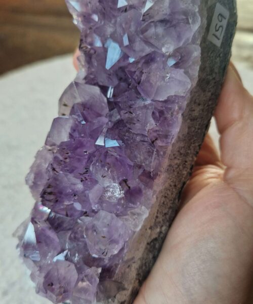 Premium High Grade Amethyst Druzy Cluster Piece 159 582g H5.5xW13.5xD5cm - Image 8