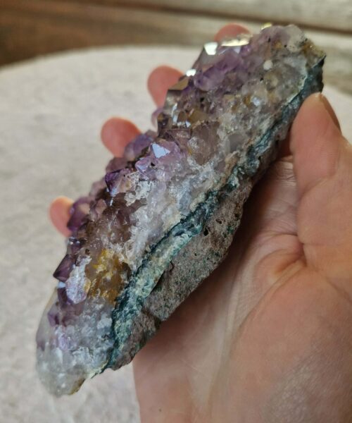 Premium High Grade Amethyst Druzy Cluster Piece 160 411g H4xW13.5xD6.5cm - Image 7