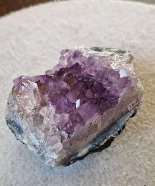 Premium High Grade Amethyst Druzy Cluster Piece 168 579g H6.5xW10.5xD7.5cm - Image 4