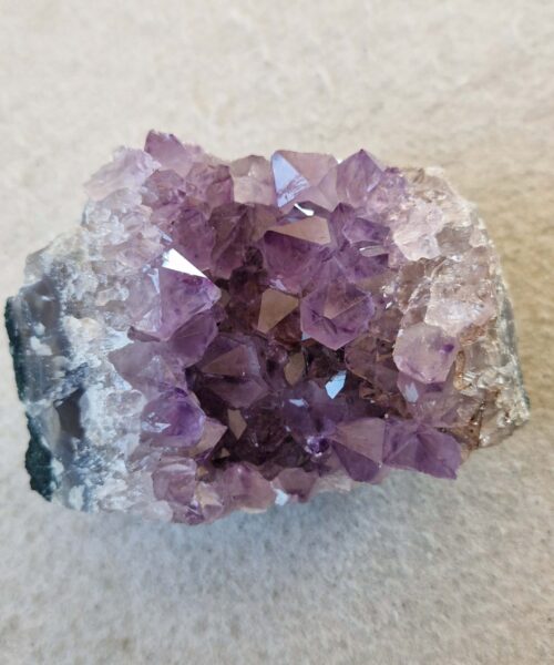 Premium High Grade Amethyst Druzy Cluster Piece 168 579g H6.5xW10.5xD7.5cm - Image 10