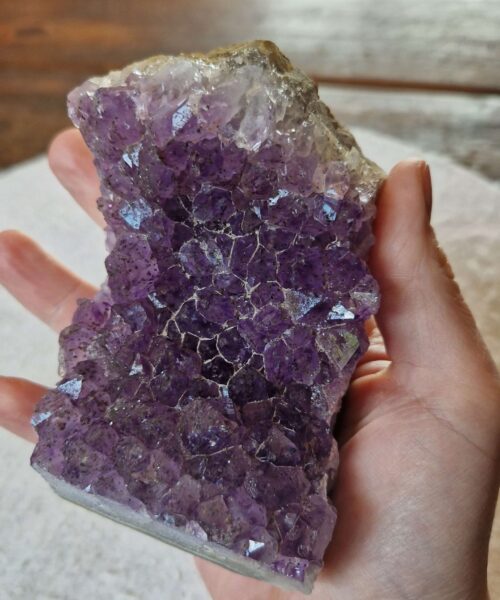 Premium High Grade Amethyst Druzy Cluster Piece 170 527g H5.5xW11.5xD6.5cm - Image 7