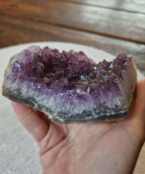 Premium High Grade Amethyst Druzy Cluster Piece 170 527g H5.5xW11.5xD6.5cm - Image 9