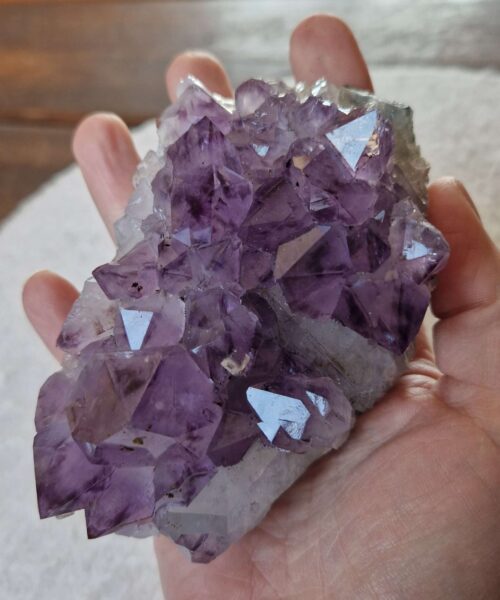 Premium High Grade Amethyst Druzy Cluster Piece 173 468g H6xW11xD7.5cm - Image 8