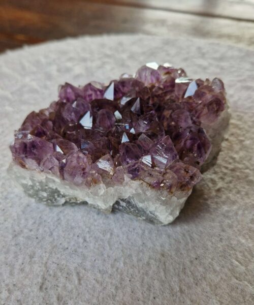 Alternative view of Premium High Grade Amethyst Druzy Cluster Piece 174 599g H5xW12xD8cm