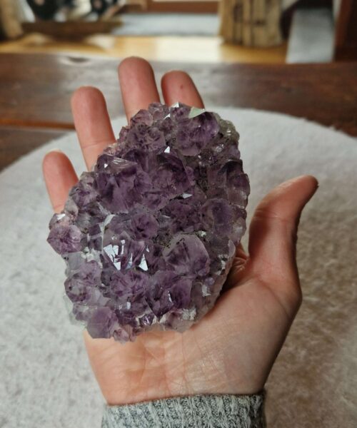 Premium High Grade Amethyst Druzy Cluster Piece 178 496g H6xW11xD7cm - Image 7