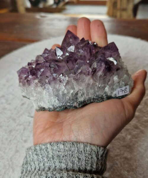 Premium High Grade Amethyst Druzy Cluster Piece 178 496g H6xW11xD7cm - Image 8
