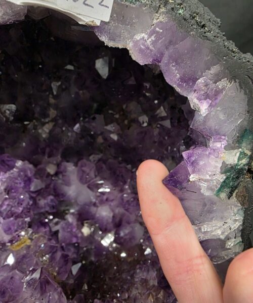 Amethyst Crystal Geode 1022 Premium Queen Grade 4.92kg H20xW18xD13cm - Image 8