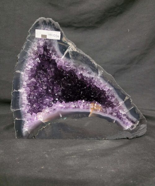 Amethyst Crystal Geode 1034 Premium Queen Grade 7.47kg H23xW27xD10cm - Image 10