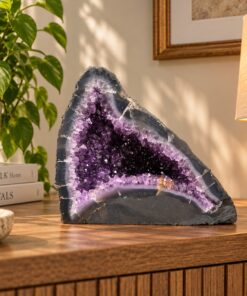 Amethyst Crystal Geode 1034 Premium Queen Grade 7.47kg H23xW27xD10cm