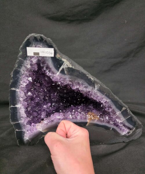 Amethyst Crystal Geode 1034 Premium Queen Grade 7.47kg H23xW27xD10cm - Image 6