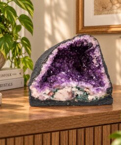 Amethyst Crystal Geode 1037 Premium Queen Grade 7.9kg H19xW23xD15cm