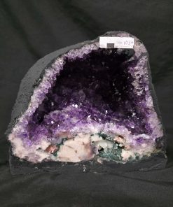 Amethyst Crystal Geode 1037 Premium Queen Grade 7.9kg H19xW23xD15cm
