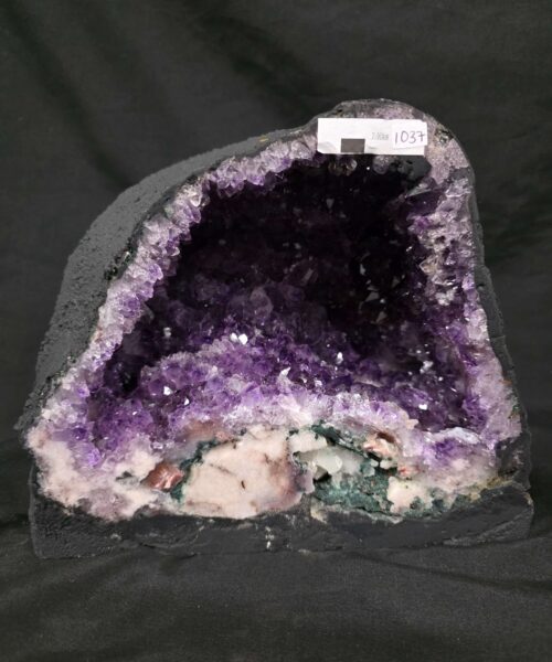 Amethyst Crystal Geode 1037 Premium Queen Grade 7.9kg H19xW23xD15cm - Image 10