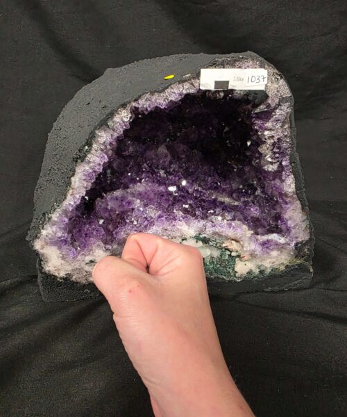 Amethyst Crystal Geode 1037 Premium Queen Grade 7.9kg H19xW23xD15cm - Image 5
