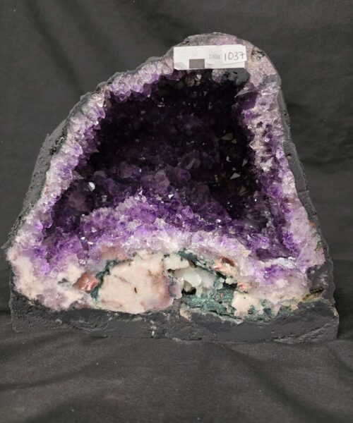 Amethyst Crystal Geode 1037 Premium Queen Grade 7.9kg H19xW23xD15cm - Image 7