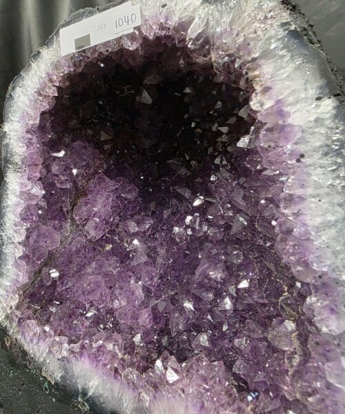 Amethyst Crystal Geode 1040 Premium Queen Grade 7.35kg H23xW20xD12cm - Image 5