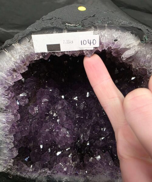 Amethyst Crystal Geode 1040 Premium Queen Grade 7.35kg H23xW20xD12cm - Image 7