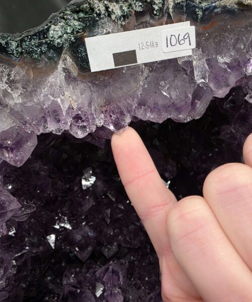 Amethyst Crystal Geode 1069 Premium Queen Grade 12.54kg H26xW29xD14cm - Image 7