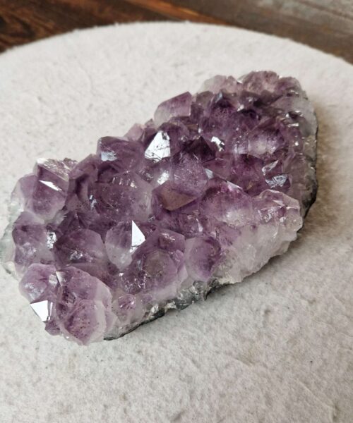 Large Premium High Grade Amethyst Raw Druzy Cluster Piece 128 - 1315g H5.5xW19xD11cm - Image 3