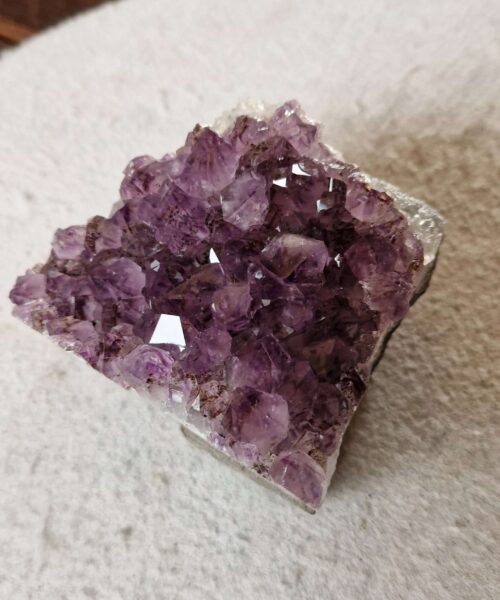 Large Premium High Grade Amethyst Raw Druzy Cluster Piece 132 - 1035g H7xW12xD8.5cm