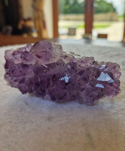 Premium High Grade Amethyst Druzy Cluster Piece 136 - 374g H6.5xW9.5xD5cm - Image 10