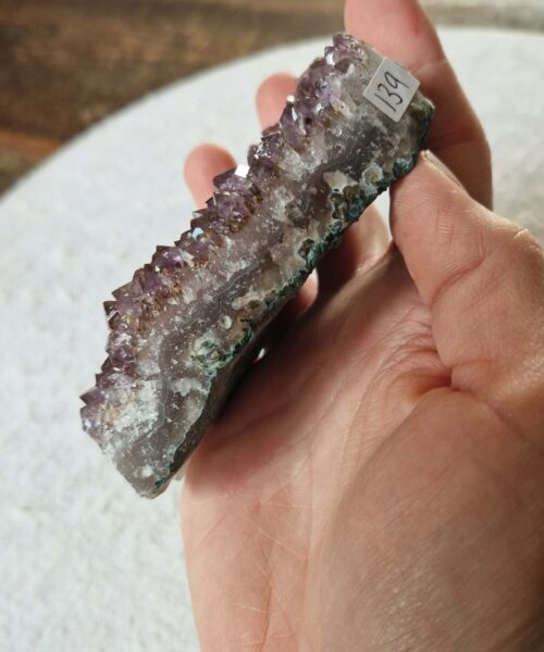 Premium High Grade Amethyst Druzy Cluster Piece 139 - 256g H3xW10xD6cm - Image 8