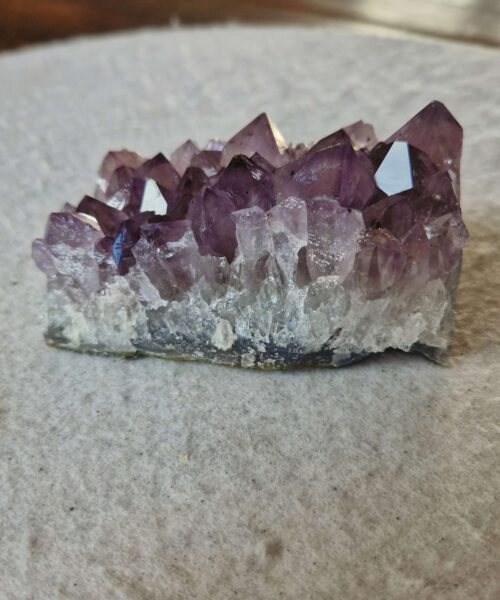 Premium High Grade Amethyst Druzy Cluster Piece 140 - 282g H4.5xW8.5xD4cm - Image 3