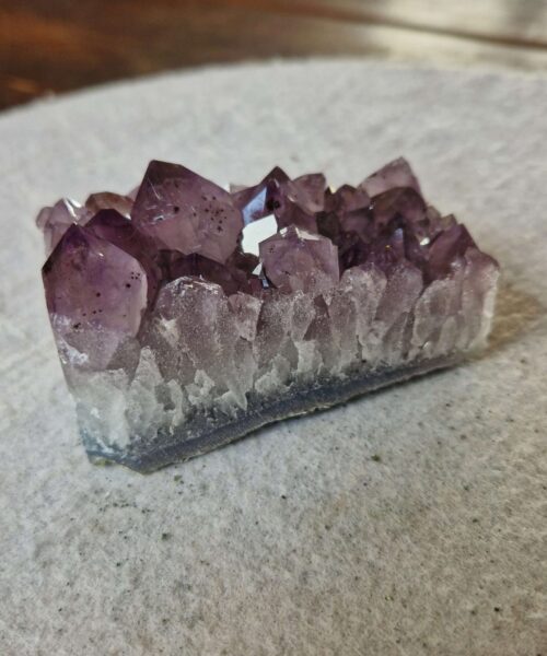 Premium High Grade Amethyst Druzy Cluster Piece 140 - 282g H4.5xW8.5xD4cm - Image 5