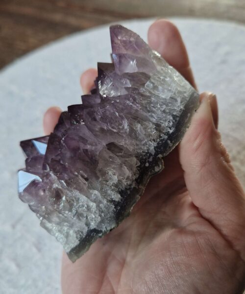 Premium High Grade Amethyst Druzy Cluster Piece 149 - 352g H4.5xW8xD6cm - Image 8