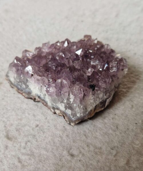 Alternative view of Premium High Grade Amethyst Druzy Cluster Piece 150 - 238g H3xW9xD6.5cm