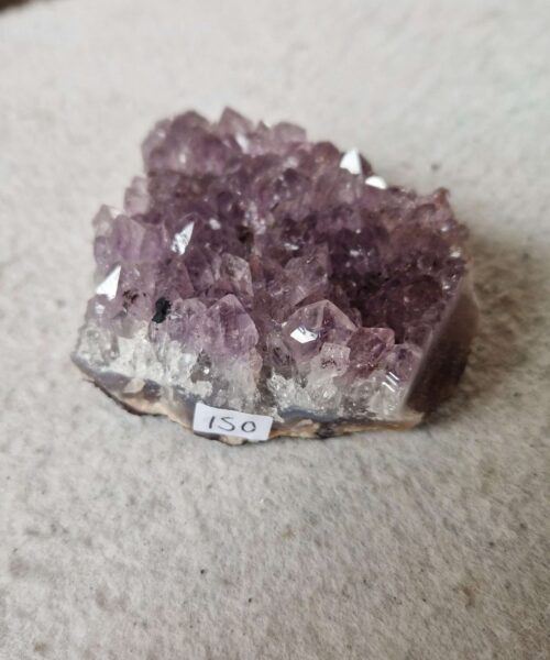 Premium High Grade Amethyst Druzy Cluster Piece 150 - 238g H3xW9xD6.5cm - Image 3