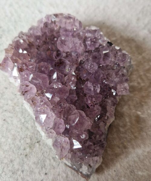 Premium High Grade Amethyst Druzy Cluster Piece 150 - 238g H3xW9xD6.5cm - Image 6