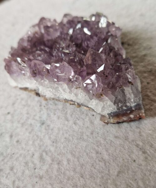 Premium High Grade Amethyst Druzy Cluster Piece 150 - 238g H3xW9xD6.5cm - Image 10