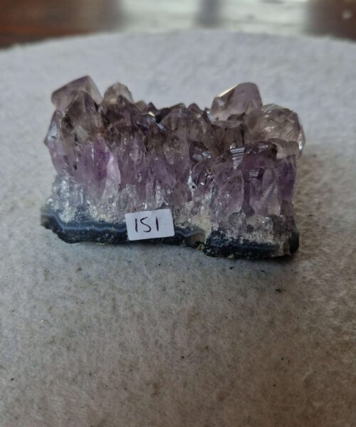 Alternative view of Premium High Grade Amethyst Druzy Cluster Piece 151 - 238g H4xW8.5xD5cm