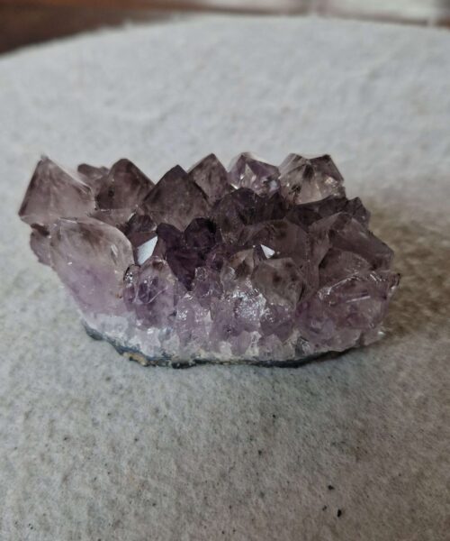 Premium High Grade Amethyst Druzy Cluster Piece 151 - 238g H4xW8.5xD5cm - Image 4