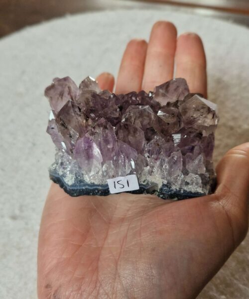 Premium High Grade Amethyst Druzy Cluster Piece 151 - 238g H4xW8.5xD5cm - Image 6