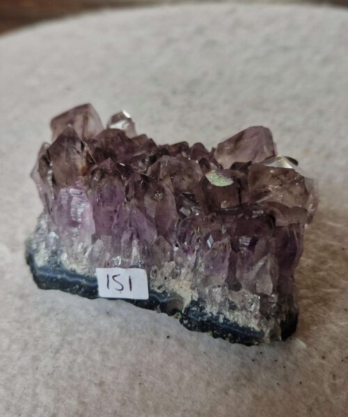 Premium High Grade Amethyst Druzy Cluster Piece 151 - 238g H4xW8.5xD5cm - Image 8