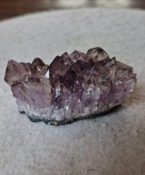 Premium High Grade Amethyst Druzy Cluster Piece 151 - 238g H4xW8.5xD5cm - Image 9