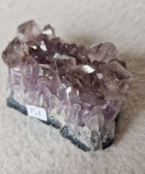 Premium High Grade Amethyst Druzy Cluster Piece 151 - 238g H4xW8.5xD5cm - Image 10