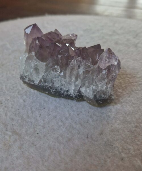 Alternative view of Premium High Grade Amethyst Druzy Cluster Piece 153 - 184g H5xW7xD4cm