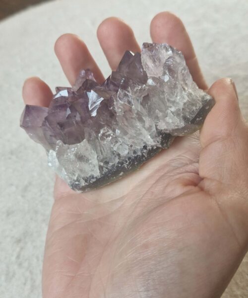 Premium High Grade Amethyst Druzy Cluster Piece 153 - 184g H5xW7xD4cm - Image 7