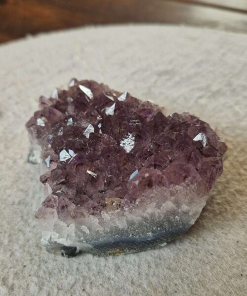 Premium High Grade Amethyst Druzy Cluster Piece 157 - 354g H4xW9.5xD8cm - Image 6