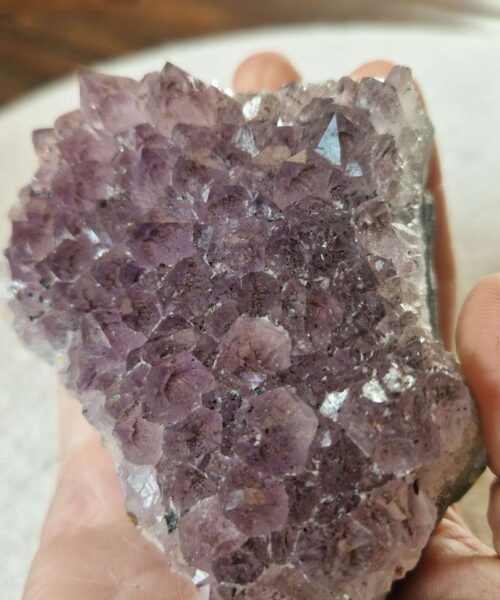 Premium High Grade Amethyst Druzy Cluster Piece 157 - 354g H4xW9.5xD8cm - Image 10