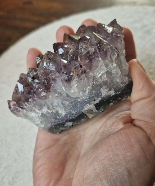 Premium High Grade Amethyst Druzy Cluster Piece 158 - 355g H5xW9xD5cm - Image 8