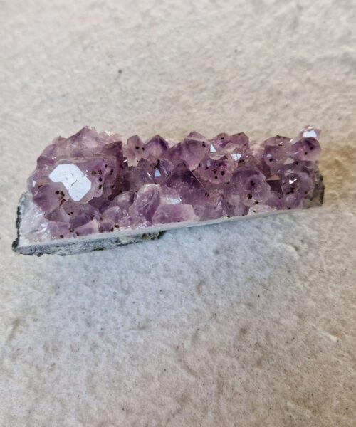 Premium High Grade Amethyst Raw Druzy Cluster Piece 161 - 301g H4.5xW11.5xD5cm - Image 4